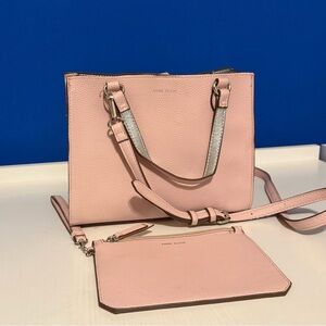 Anne Klein Blush Satchel with Pouch